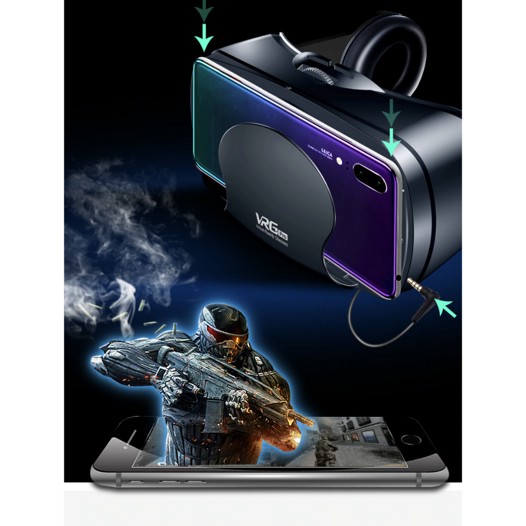 Casque de lunettes VR innovantes pour iPhone et Android