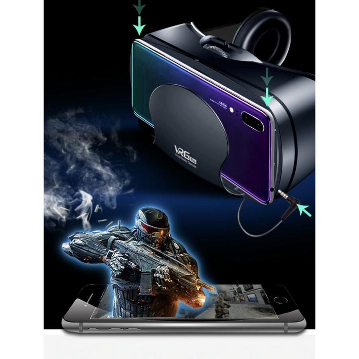 Casque de lunettes VR innovantes pour iPhone et Android