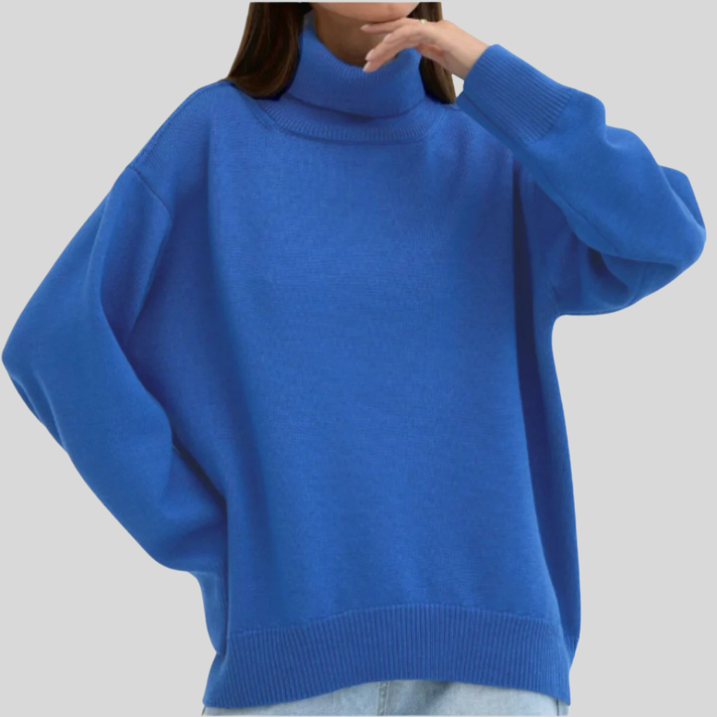 Pull Roule-Col Moderne pour Femme – Couche Élevée pour Temps Froid
