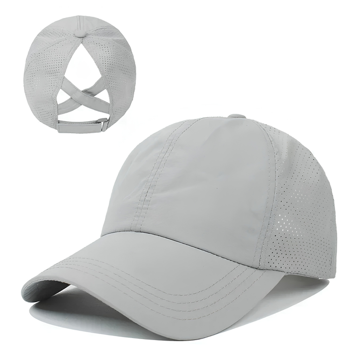 Casquette de baseball sport en maille unisexe respirante avec ajustement réglable