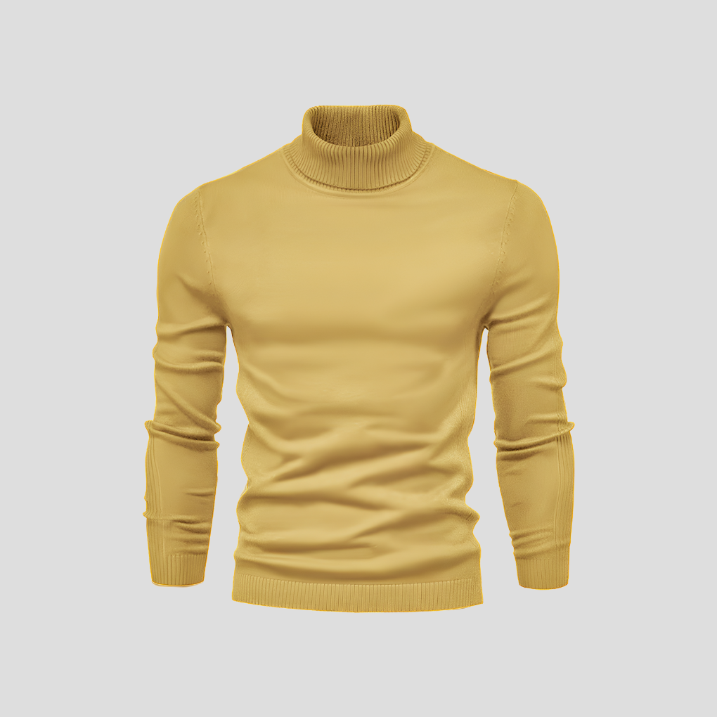 Pull Col Roulé Homme – Casual – Toute Saison