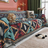 Couvre-Sofa Patron Géométrique Azteque Élégance Boho Pour Votre Espace De Vivre