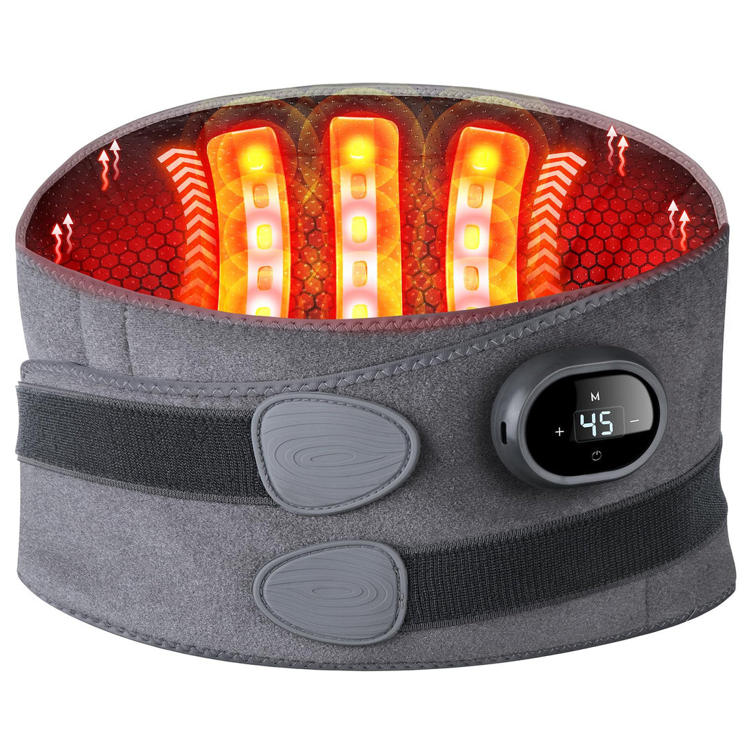 ThermoComfort - Appareil de Massage Chauffant Sans Fil pour Soulagement du Dos et de la Douleur
