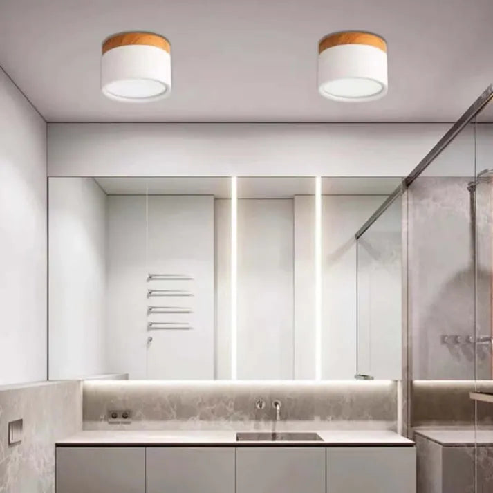 LumiStyle - Éclairage Plafonnier Cylindrique LED pour Couloir Modern