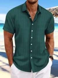 Chemise Homme Manches Courtes d'Été