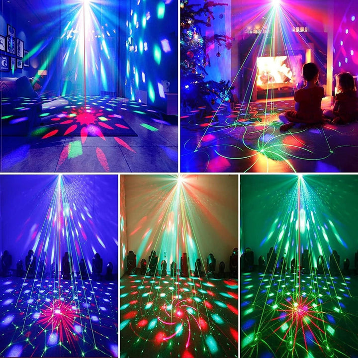 Lumière Disco Laser 2-en-1