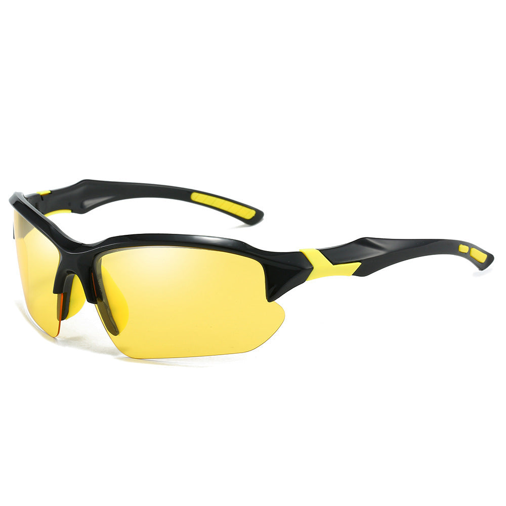 Lunettes de soleil sport polarisées pour performance optimale clarté confort. Contrôle.