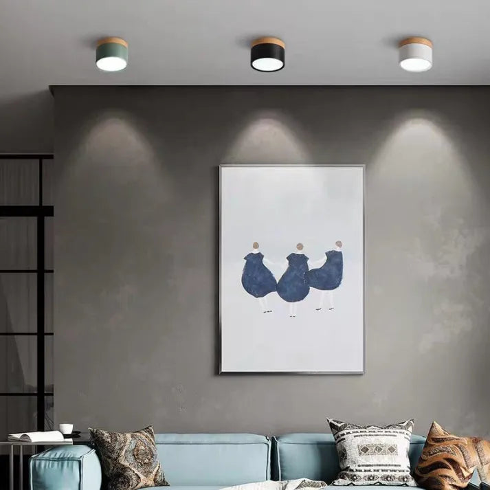 LumiStyle - Éclairage Plafonnier Cylindrique LED pour Couloir Modern