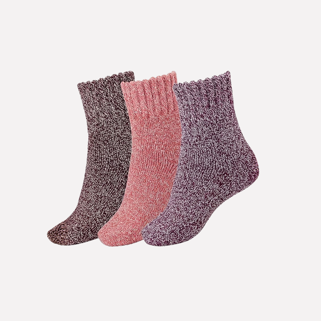 Chaussettes Hiver Femmes Crew