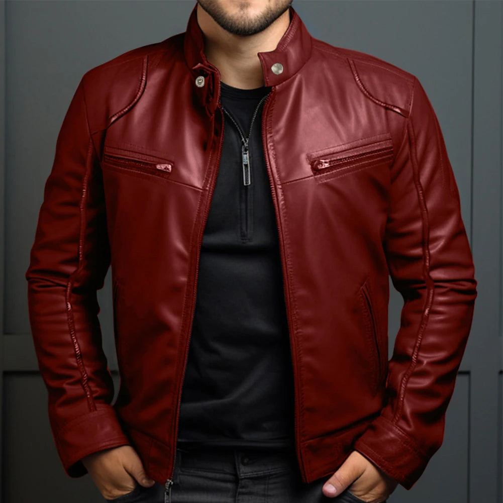 Veste de Moto Rétro Stylée pour Hommes Esthétique Vintage avec Confort Quotidien
