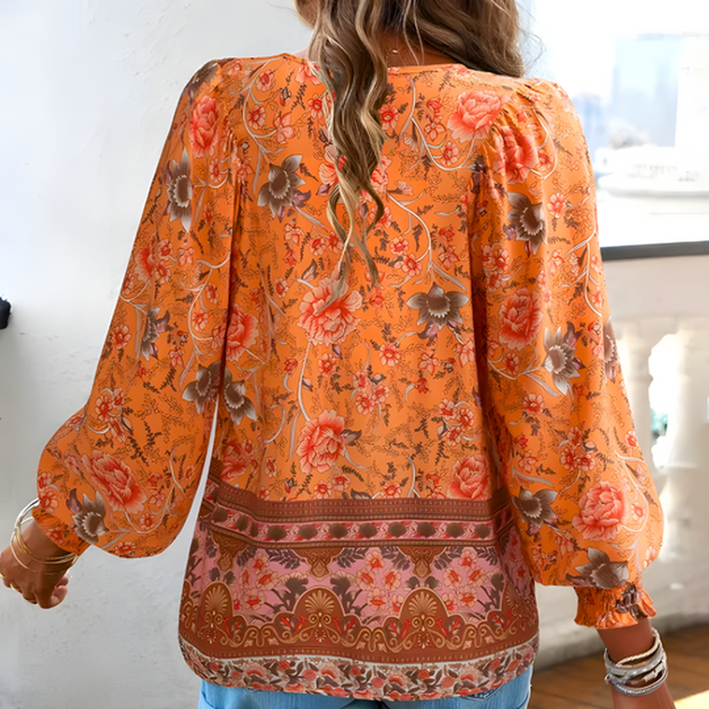 Blouse Florale pour Femmes – Vêtements Quotidiens Modernes