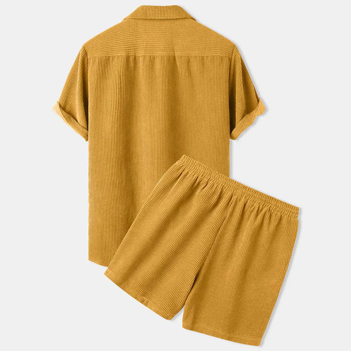 BreezeSet – Ensemble de Shorts en Corduroy pour Homme