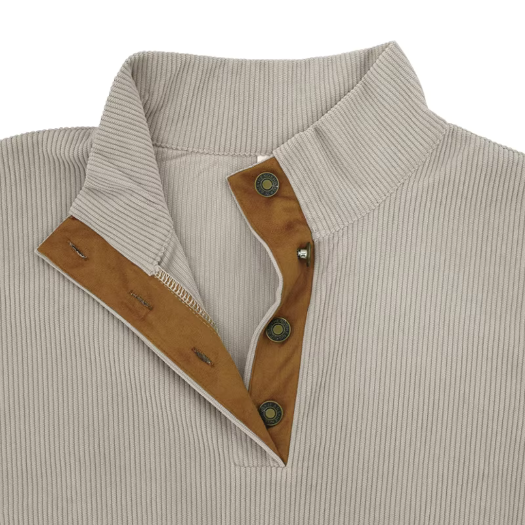 Pull en corduroy homme stylé et confortable