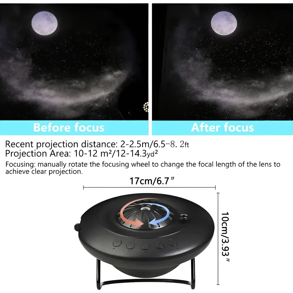 Projecteur Galaxie avec Effets de Planétarium
