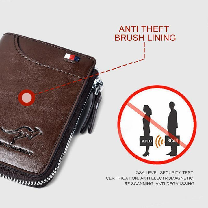 Portefeuille Compact Élégant avec Protection RFID