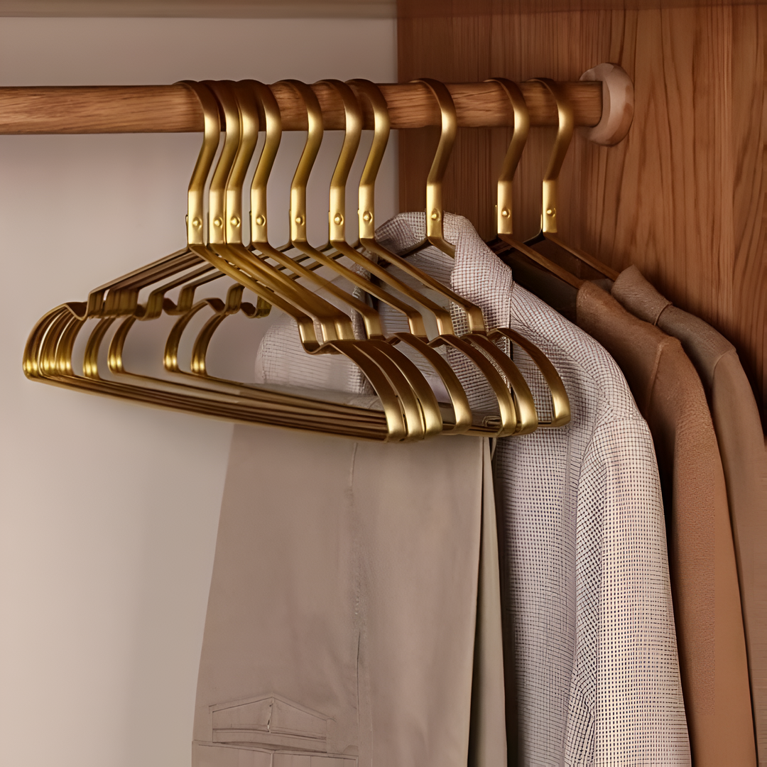 Cintres de Vêtements Anti-Glisse Luxueux – Organisation Élégante pour Votre Wardrobe