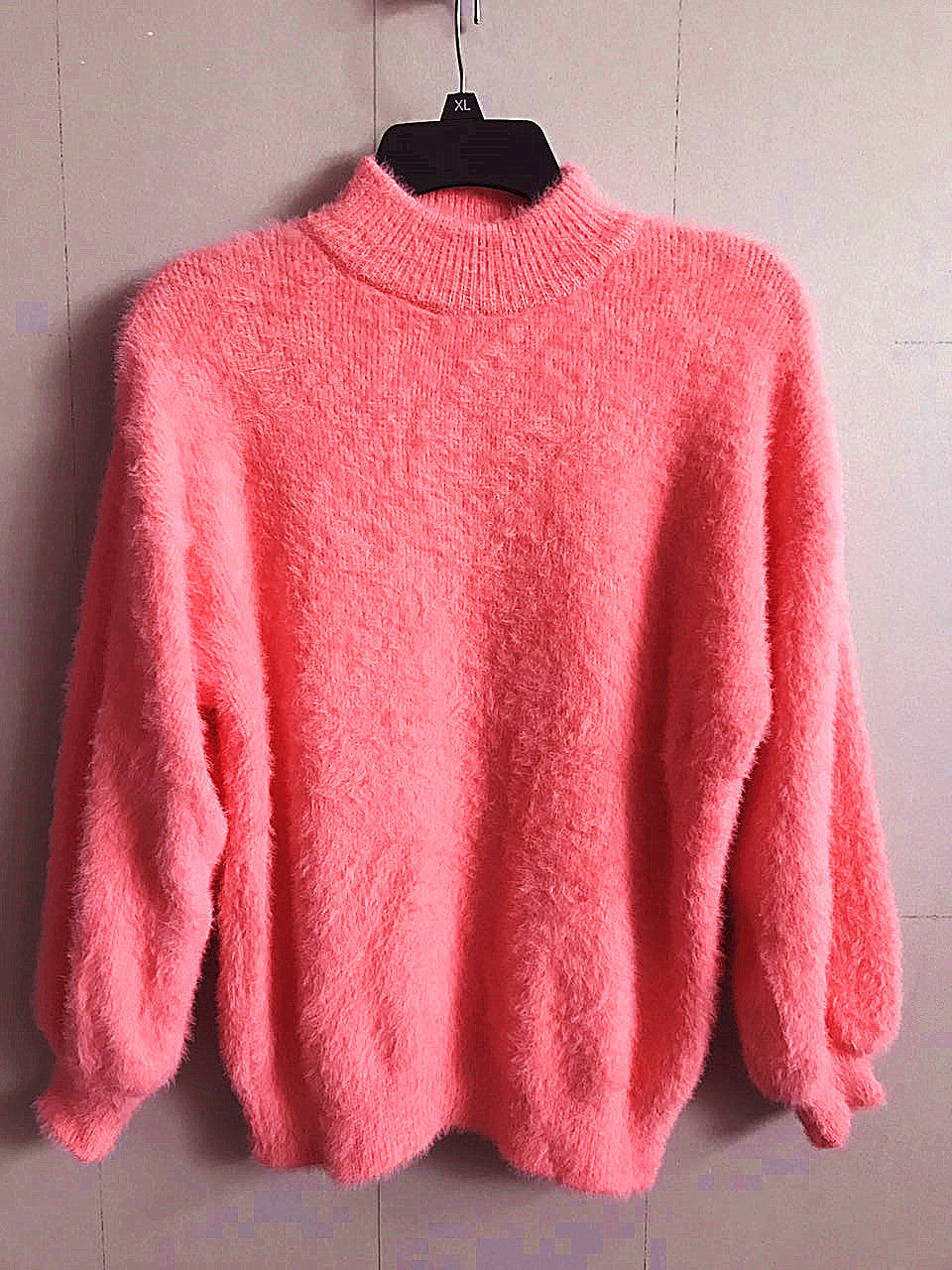 Pull Col Roulé en Mohair
