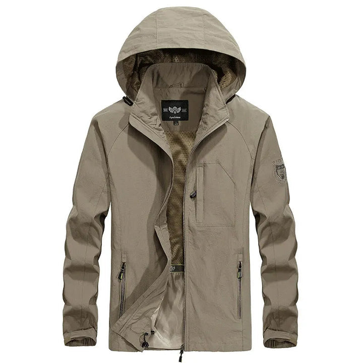 Veste Impermeable d'Extérieur Everest avec Capuche Détachable - Protection Toutes Saisons pour l'Aventurier Moderne