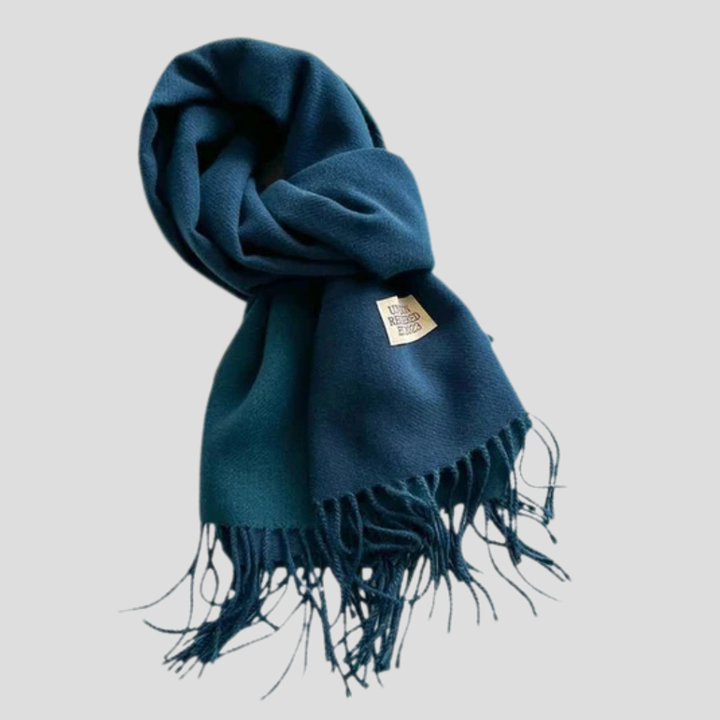 Écharpe en laine style hivernal classique
