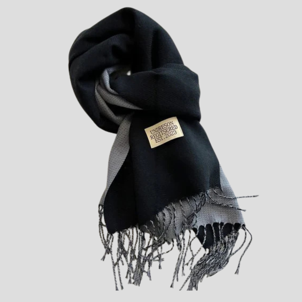 Écharpe en laine style hivernal classique
