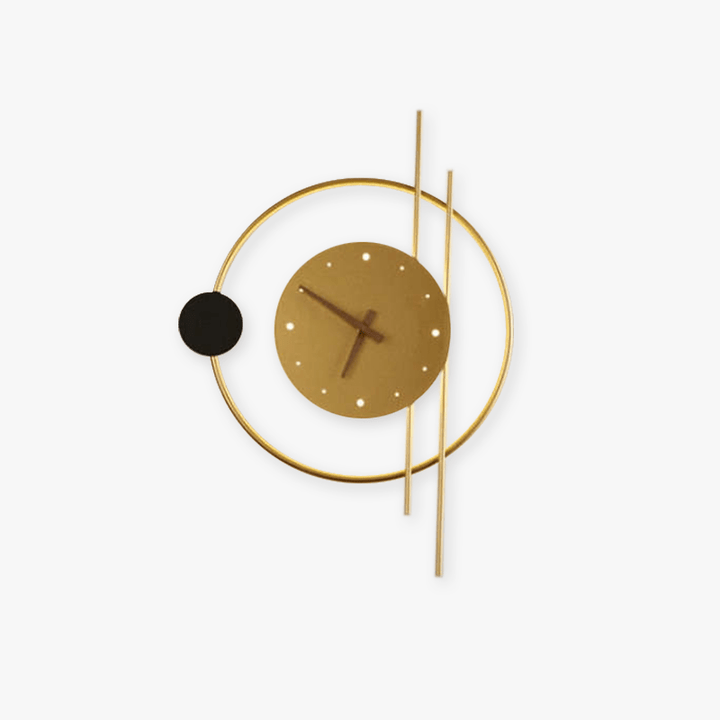 LumiTime - Horloge Mural Chic avec Éclairage LED
