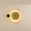 LumiTime - Horloge Mural Chic avec Éclairage LED