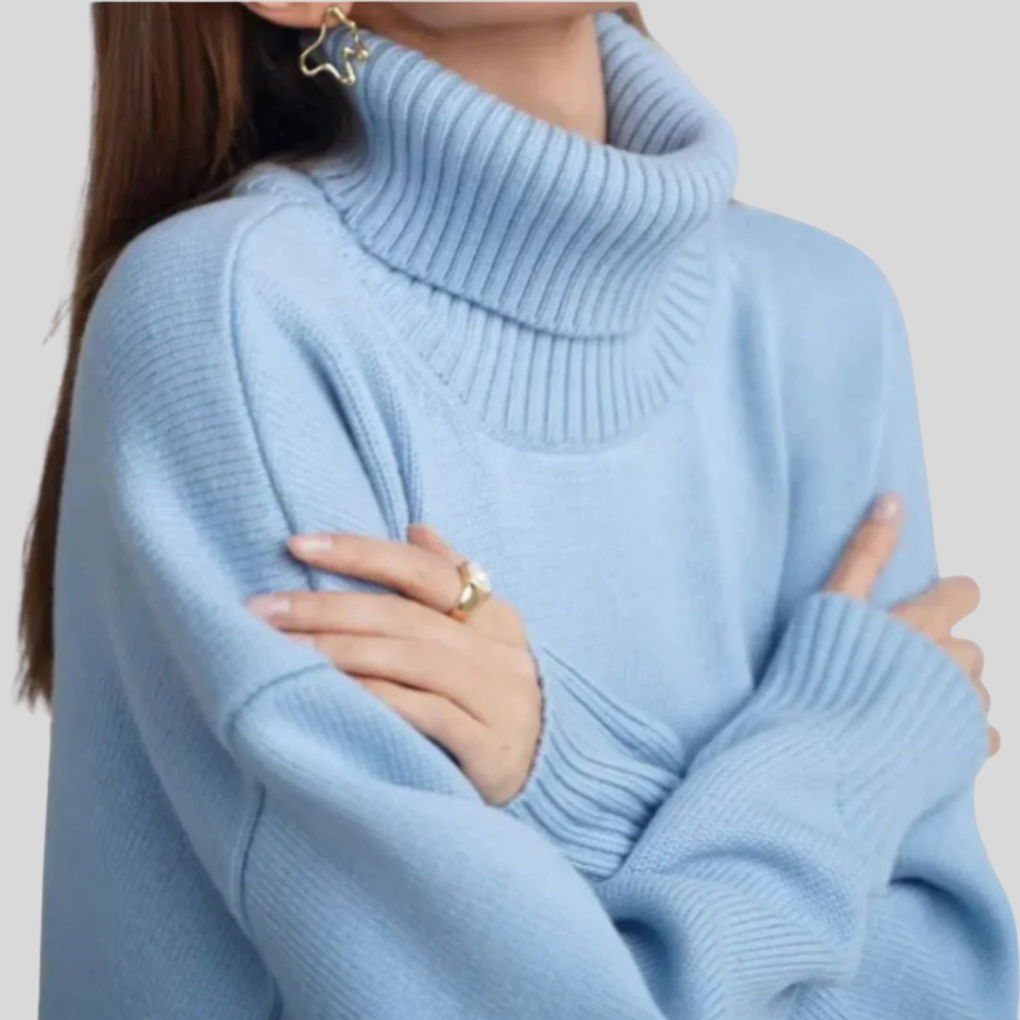 Pull Roule-Col Moderne pour Femme – Couche Élevée pour Temps Froid