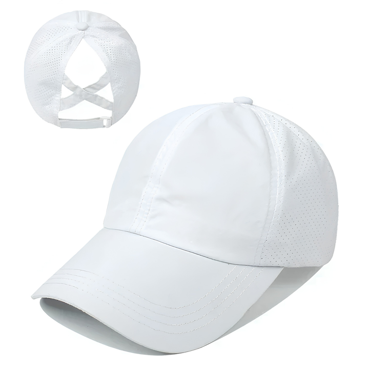 Casquette de baseball sport en maille unisexe respirante avec ajustement réglable