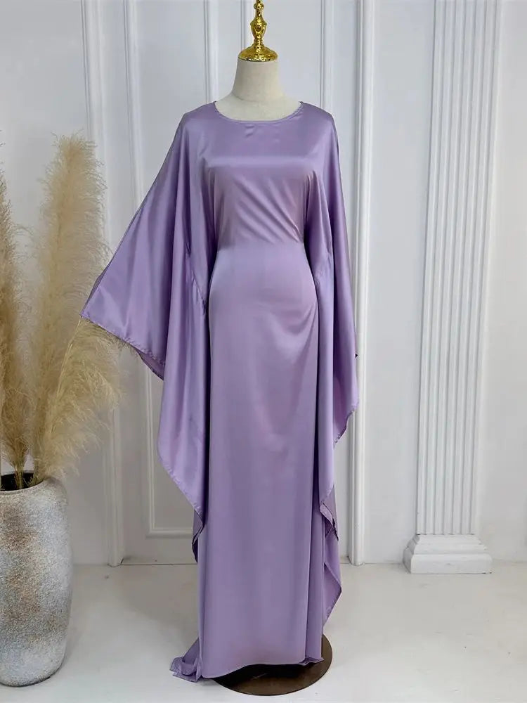 Robe Maxi Élégante avec Bretelles Fines et Fente Haute