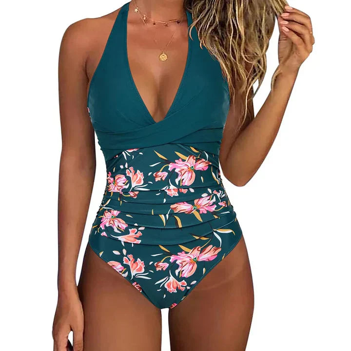 Maillot de Bain Halter Neck Femme – Confortable et Élégant