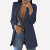 Blazer Femme avec Poches Avant – Couche Quotidienne Structurée