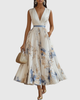 Rowella | Robe Maxi Plissée Élegante