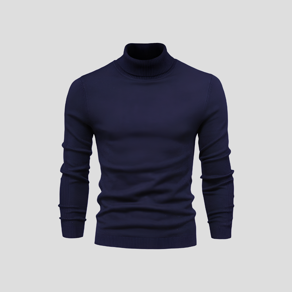 Pull Col Roulé Homme – Casual – Toute Saison