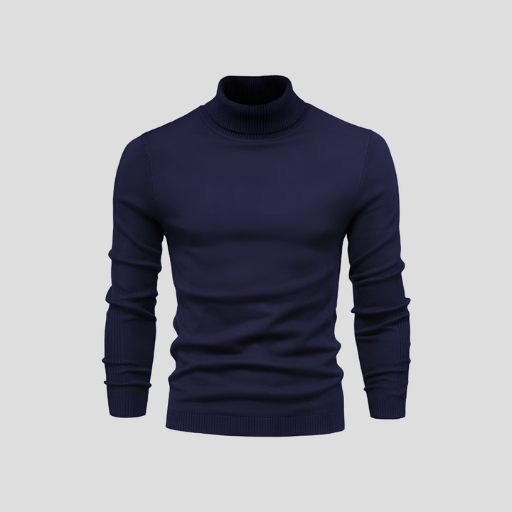 Pull Col Roulé Homme – Casual – Toute Saison