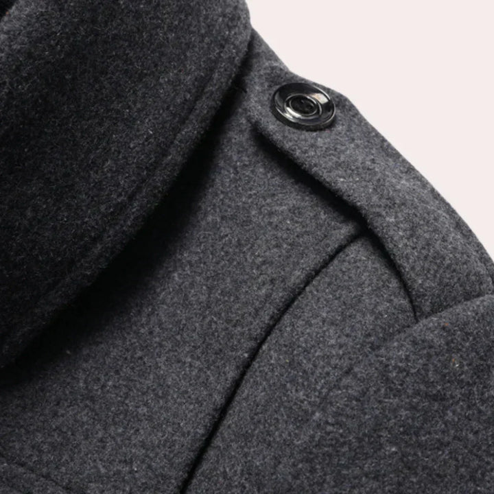 Manteau d'hiver deux pièces pour hommes : chaleur et style combinés