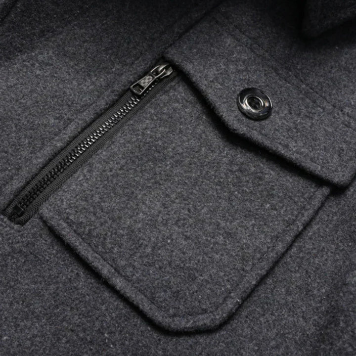 Manteau d'hiver deux pièces pour hommes : chaleur et style combinés