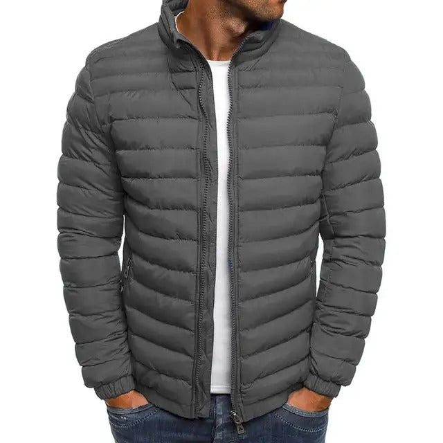 Veste Homme Mi-Saison avec Col Haut