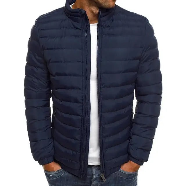 Veste Homme Mi-Saison avec Col Haut