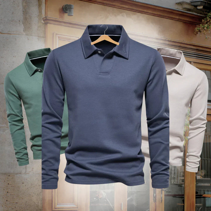 Pull Polo Casual pour Homme Alonso – Confort Intemporel pour un Port Quotidien