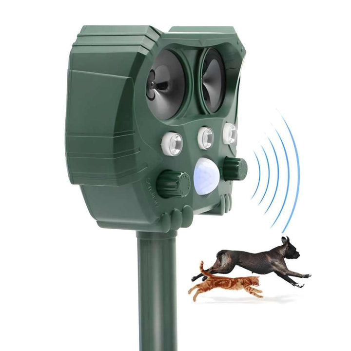 Repulsif Ultrasonique pour Chats, Chiens, Renards et Rats