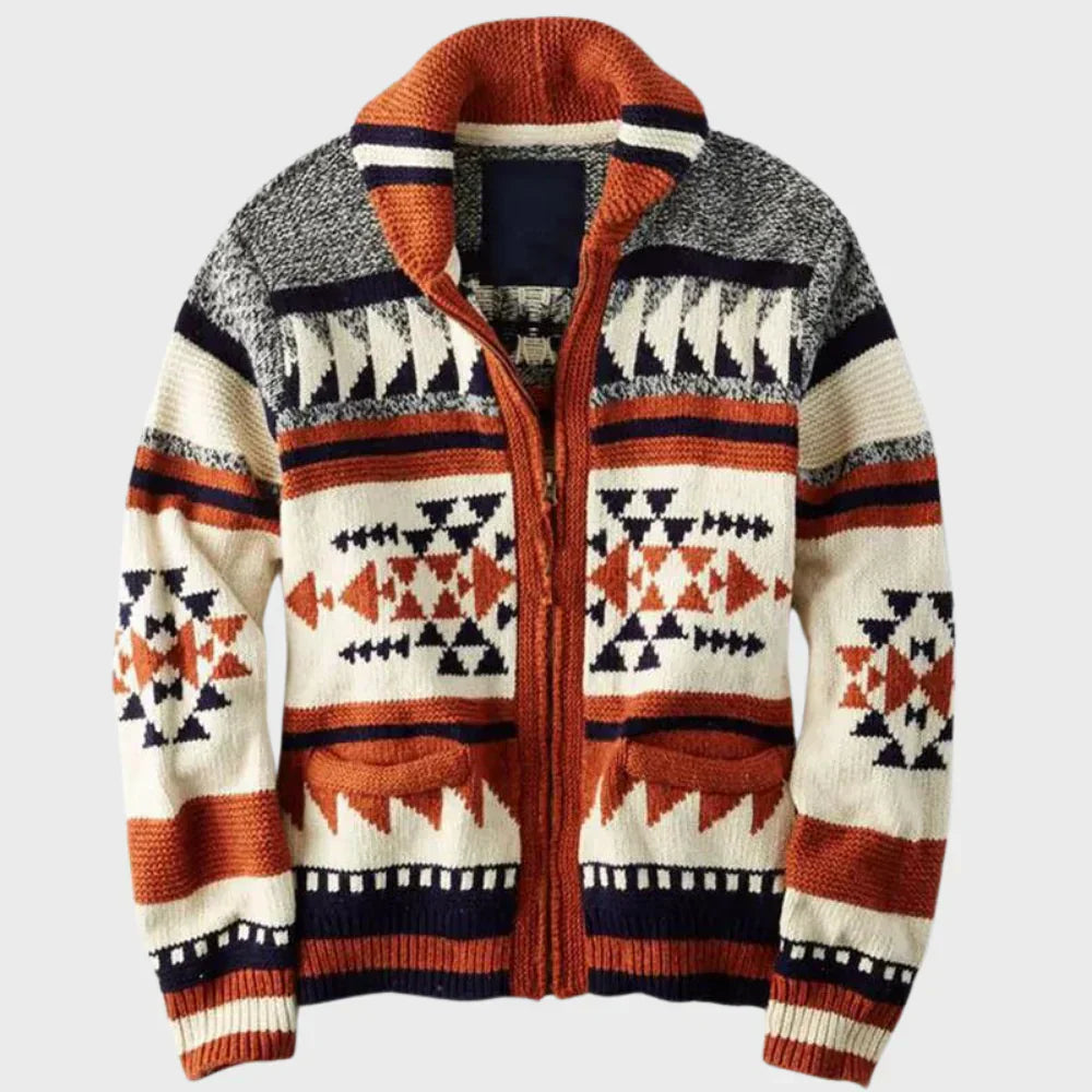 Gilet Jacquard Homme Chic