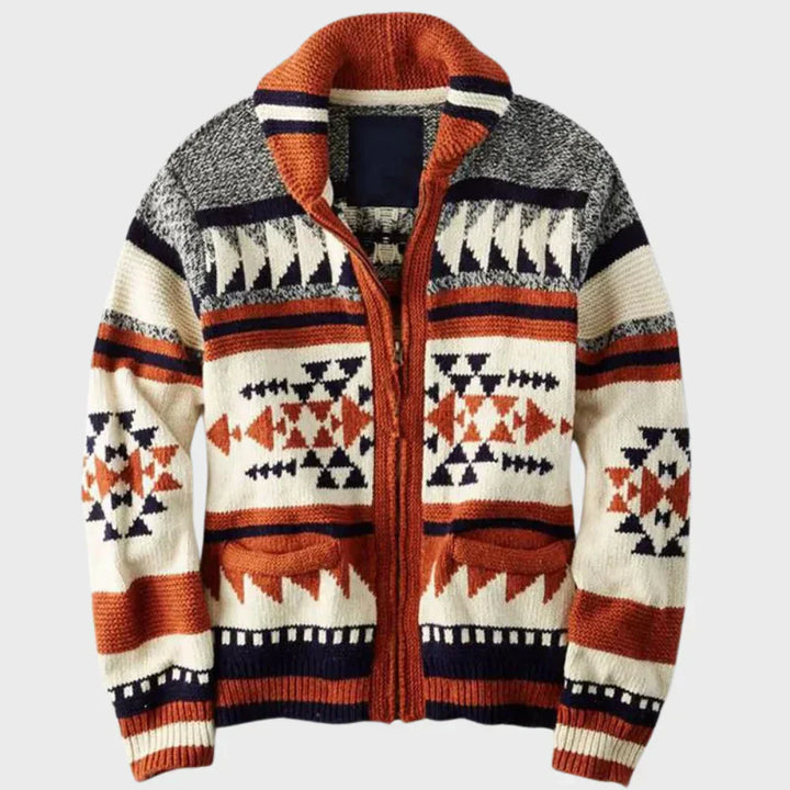 Gilet Jacquard Homme Chic