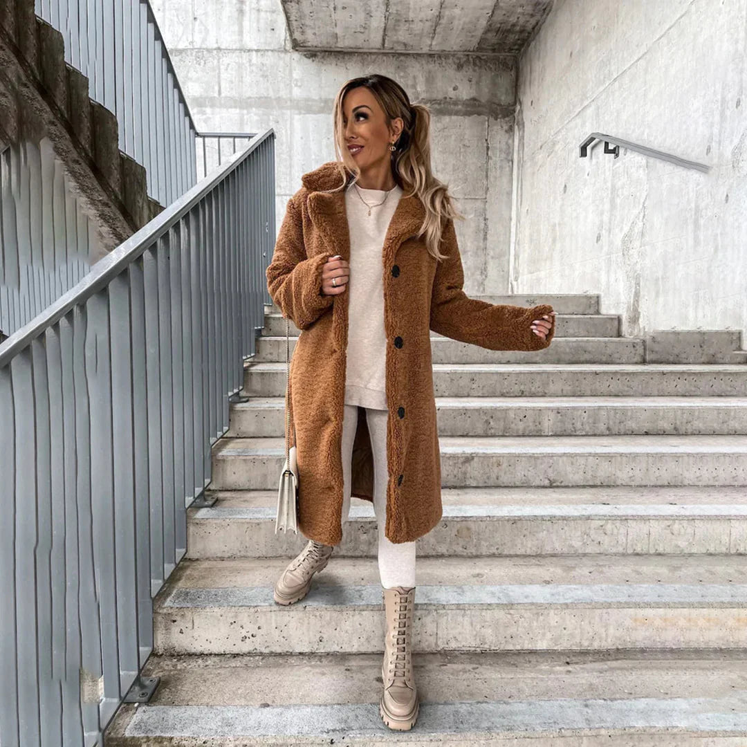 Manteau Teddy Long pour Femmes