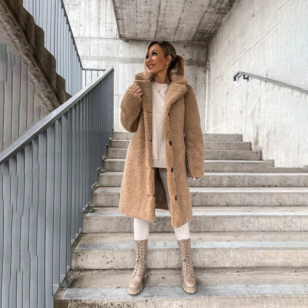 Manteau Teddy Long pour Femmes