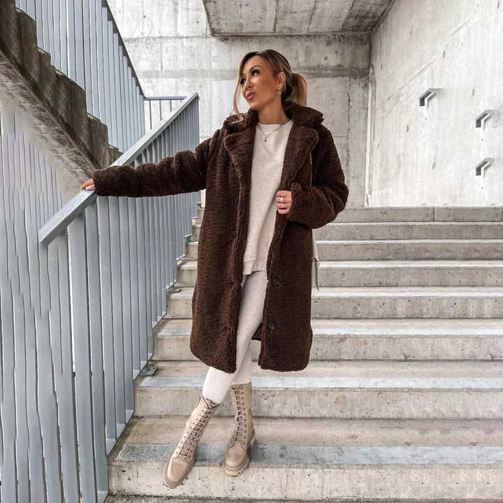 Manteau Teddy Long pour Femmes