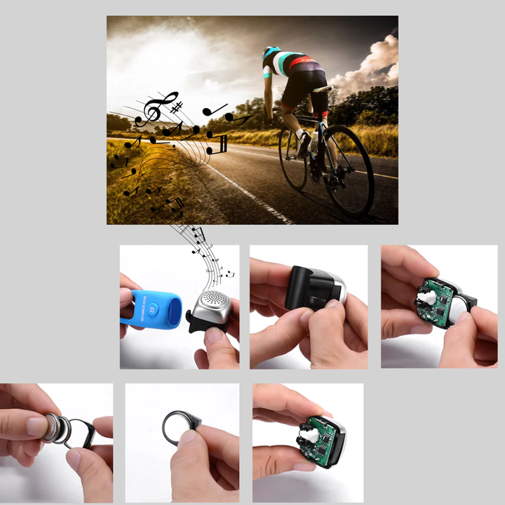 Klaxon de Vélo – Klaxon Silicone Compact avec Son Clair