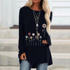 Sweatshirt avec broderie florale 3D, texture douce rencontre élégance subtile