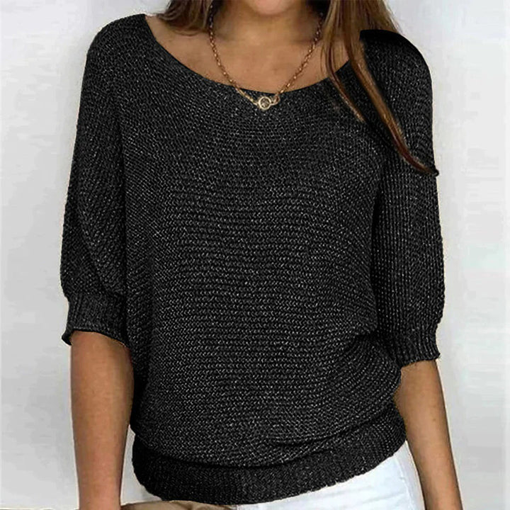 Pull Oversize Femme Casual Solide Simplicité Confortable pour Style Quotidien sans Effort
