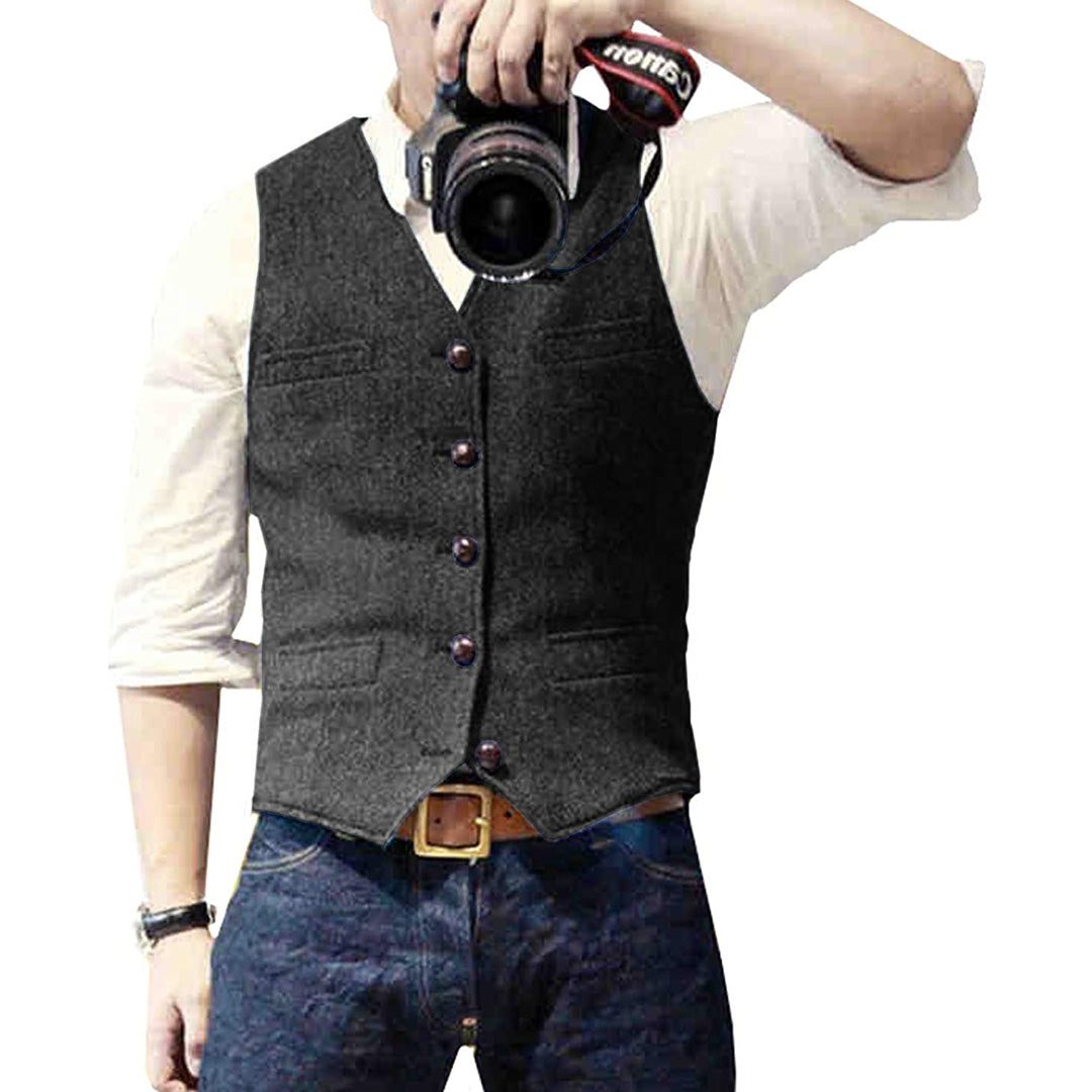 Gilet en denim pour homme