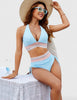 Penelope | Ensemble de Maillot de Bain Bikini Haut Taille pour Femmes